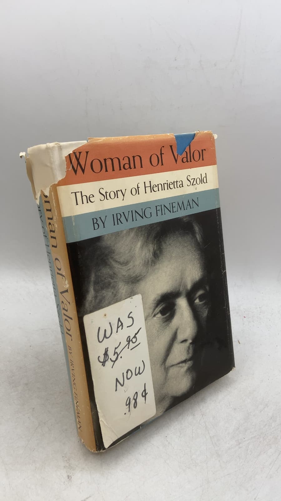 Woman of Valor: The Life of Henrietta Szold 1860–1945 by Irving Fineman - front cover