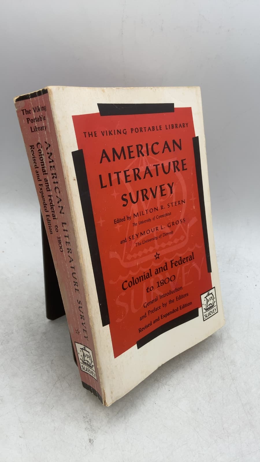 American Literature Survey: Colonial and Federal to 1800 by Milton R. Stern and Seymour L. Gross - front cover