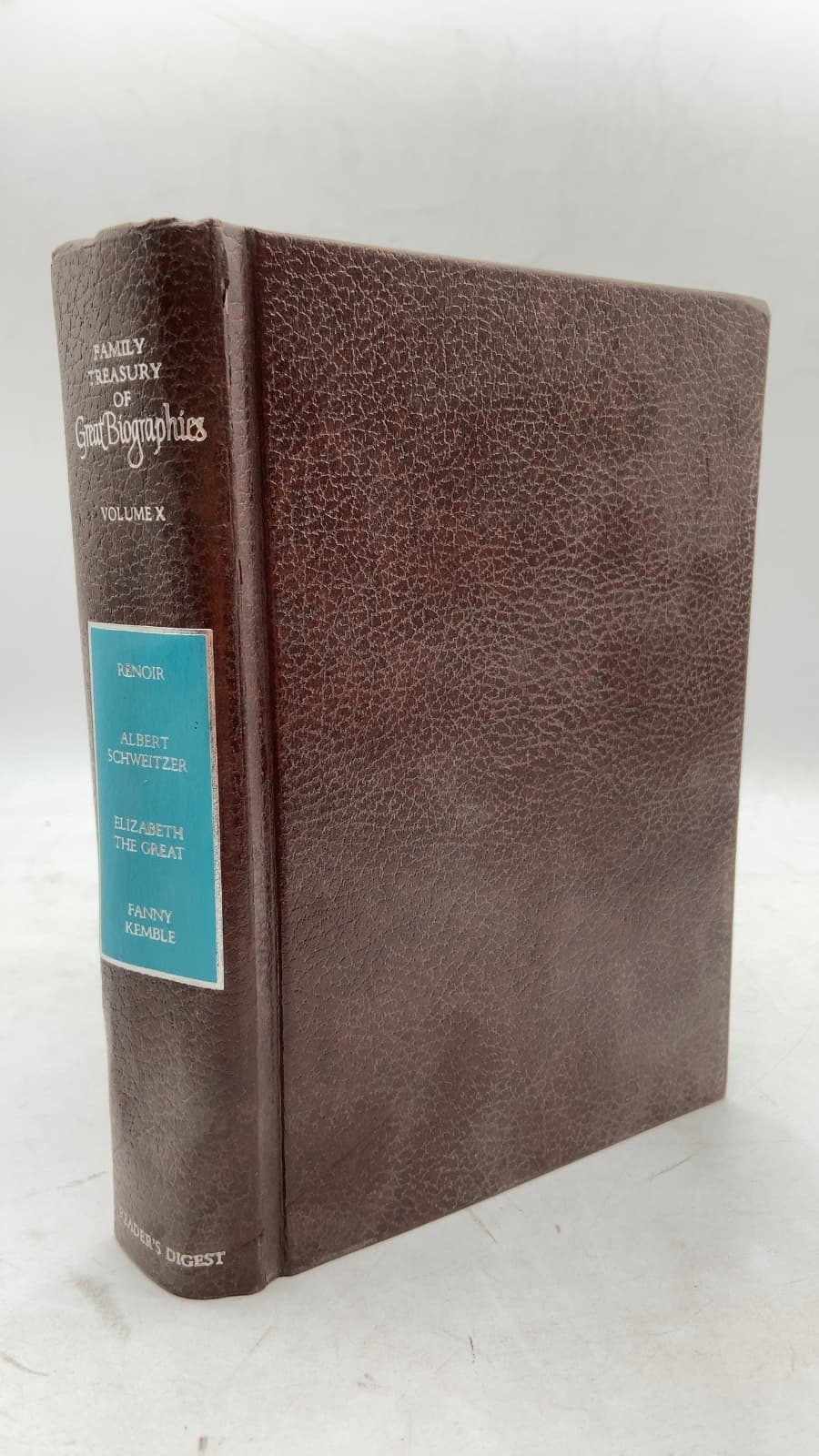 Family Treasury of Great Biographies Volume X by Editors of The Reader's Digest - front cover