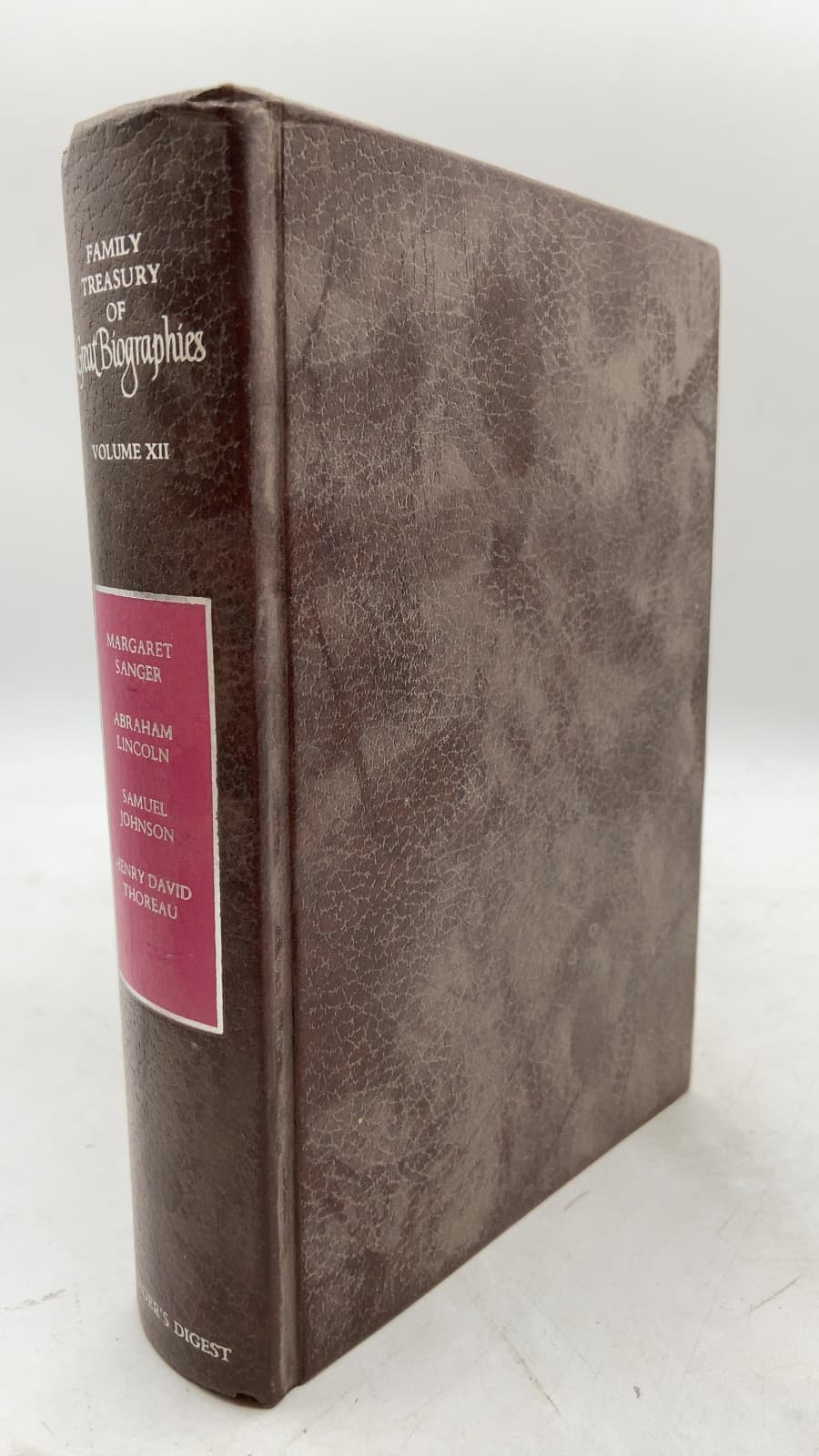 Family Treasury of Great Biographies Volume XII by The Editors of The Reader's Digest - front cover