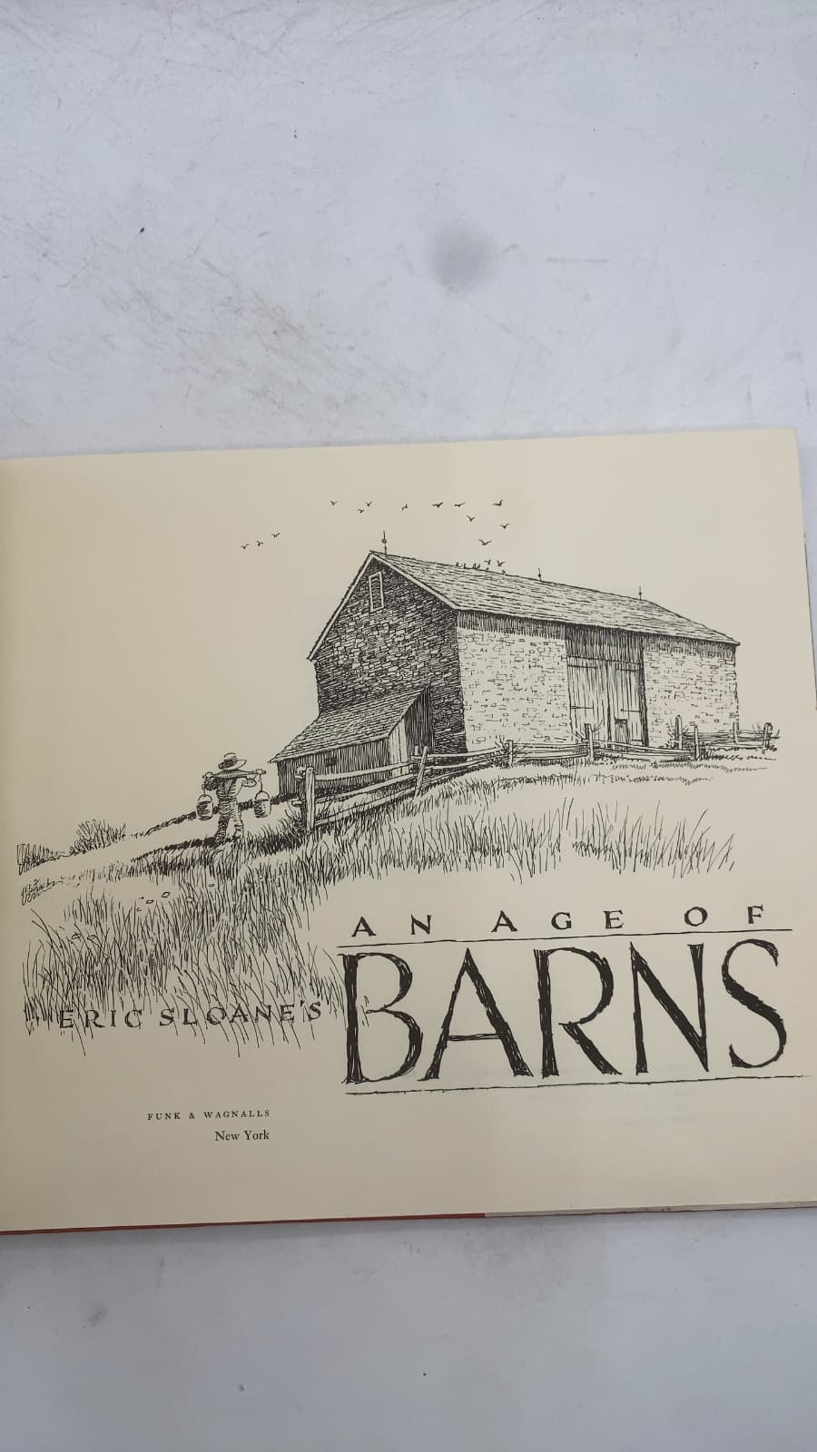 An Age of Barns by Eric Sloane - title page