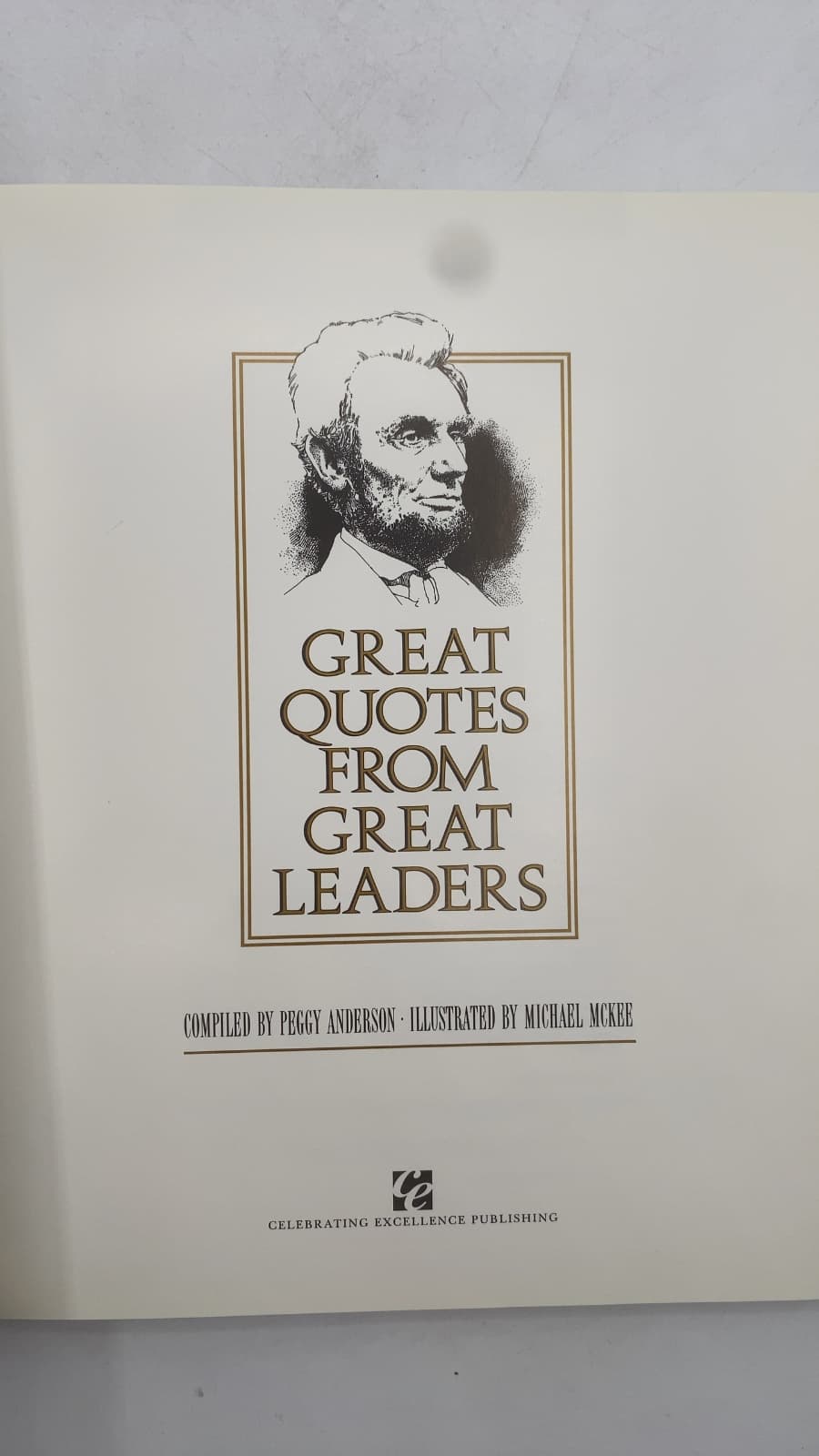 Great Quotes from Great Leaders by Peggy Anderson - title page