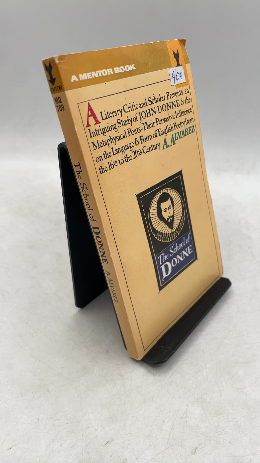 The School of Donne by A. Alvarez - front cover