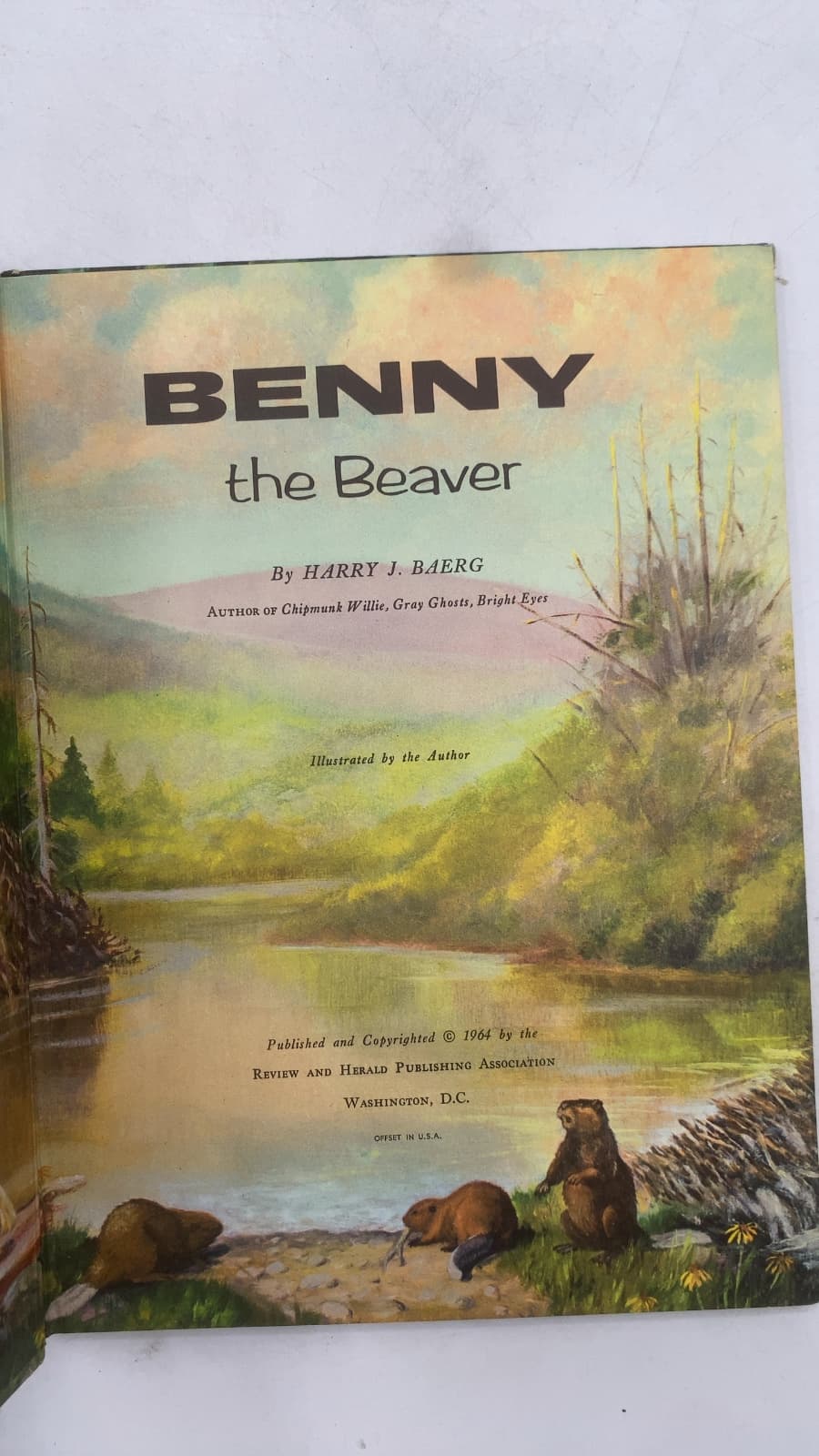 Benny the Beaver by Harry J. Baerg - title page