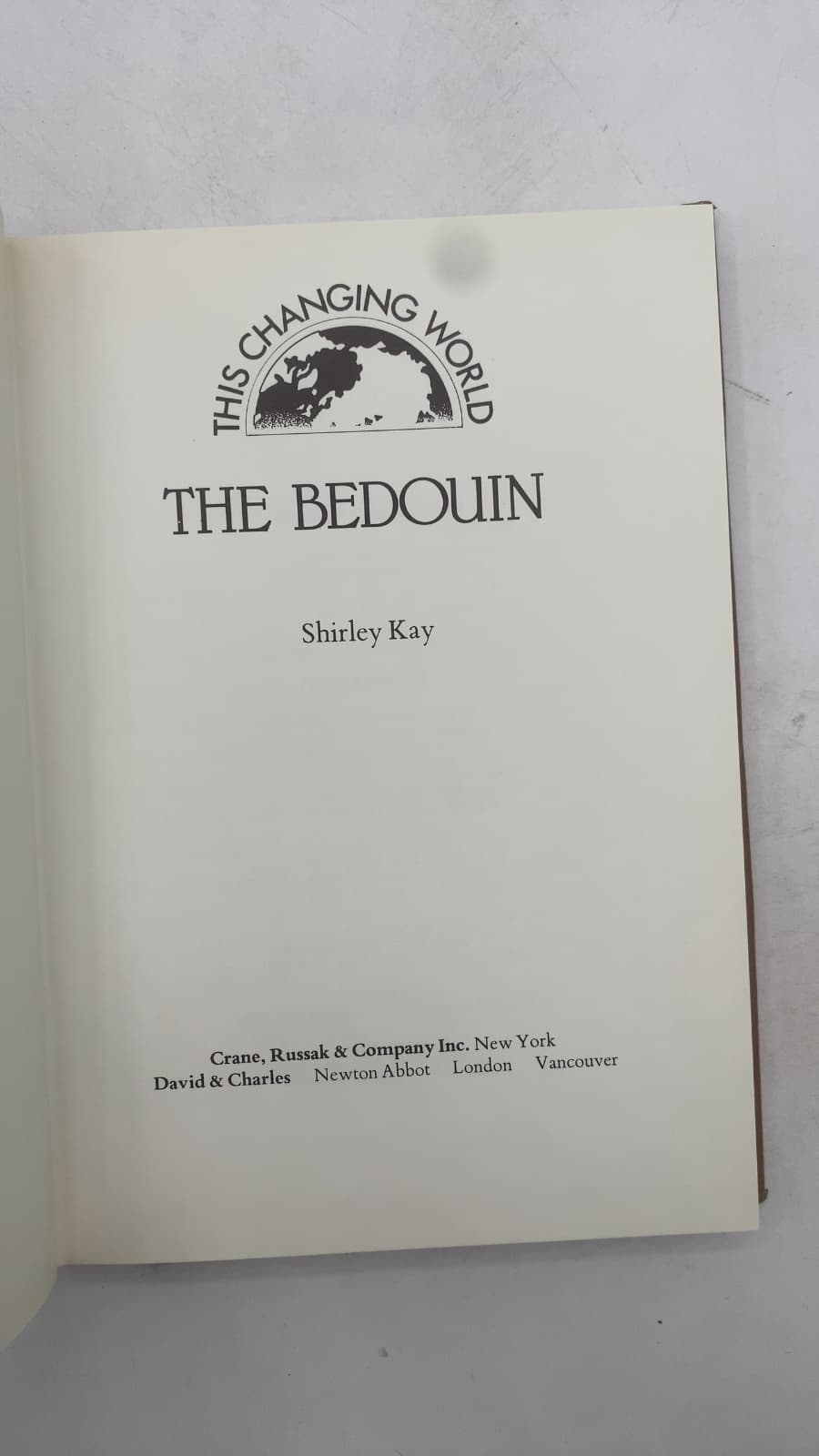 The Bedouin by Shirley Kay - title page