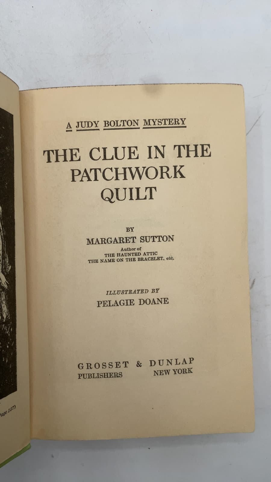 THE Clue IN THE Patchwork Quilt by Margaret Sutton - title page