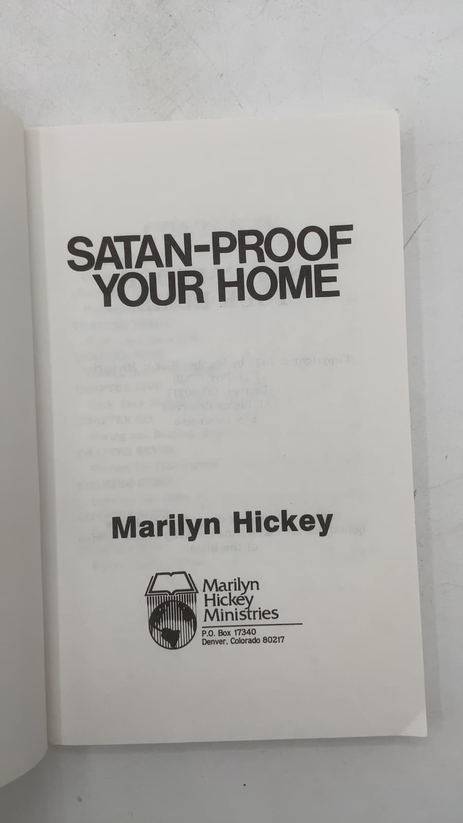 Satan-Proof Your Home by Marilyn Hickey - title page