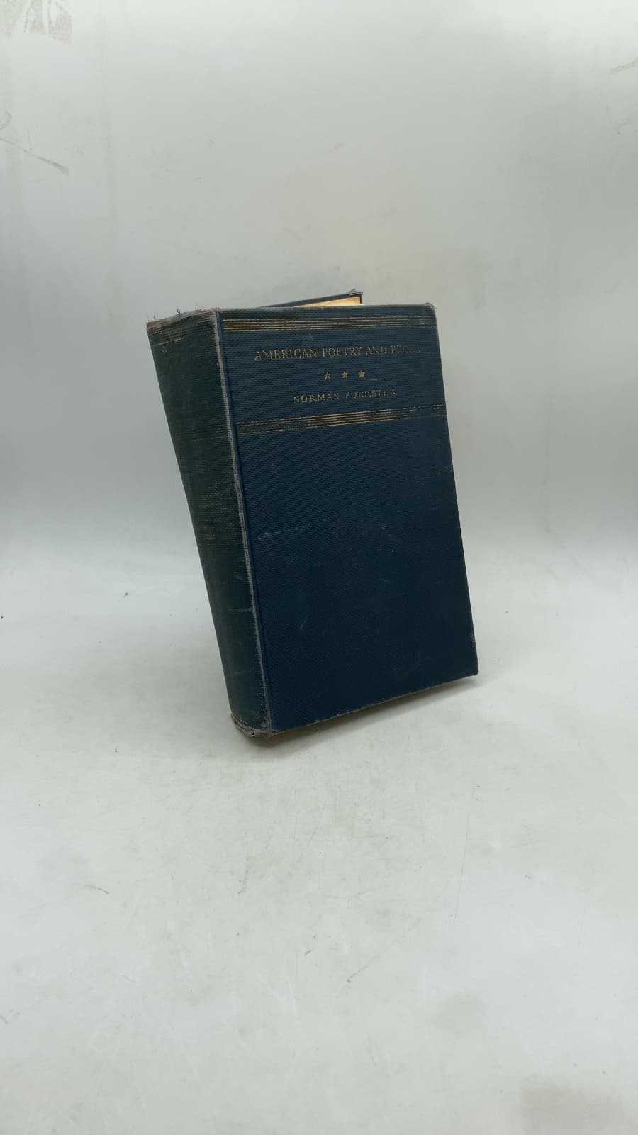 American Poetry and Prose by Edited by Norman Foerster - front cover