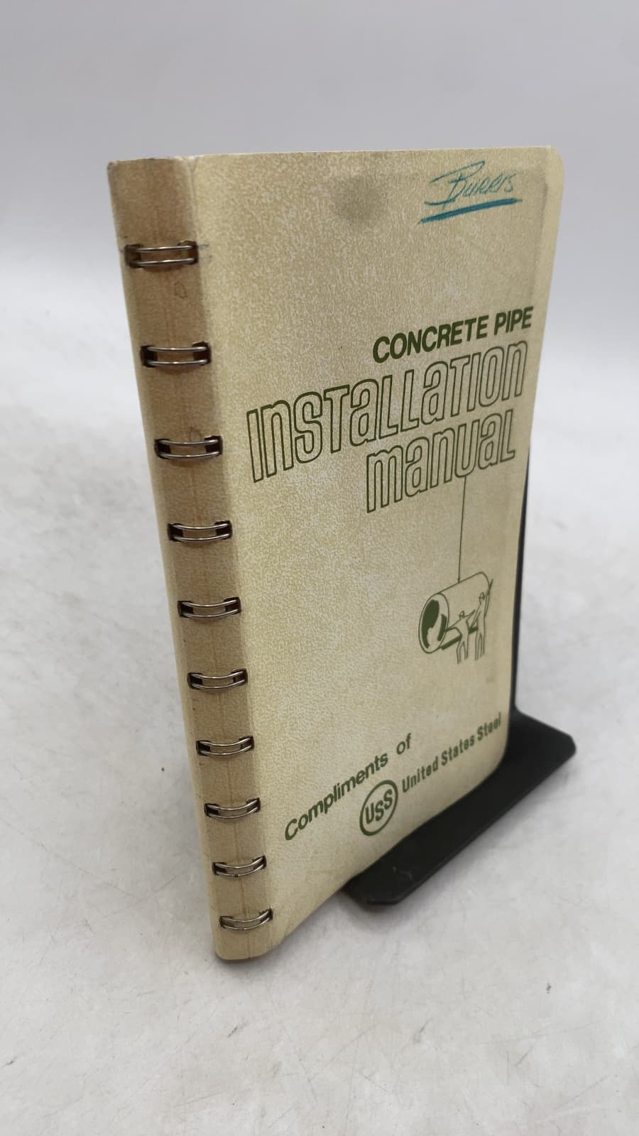 Concrete Pipe Installation Manual by American Concrete Pipe Association - front cover