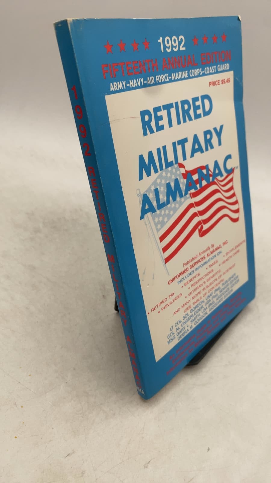 Retired Military Almanac: 1992 Fifteenth Annual Edition by Sol Gordon; Al Ungerleider; Gary L. Smith; Debra M. Gordon - front cover