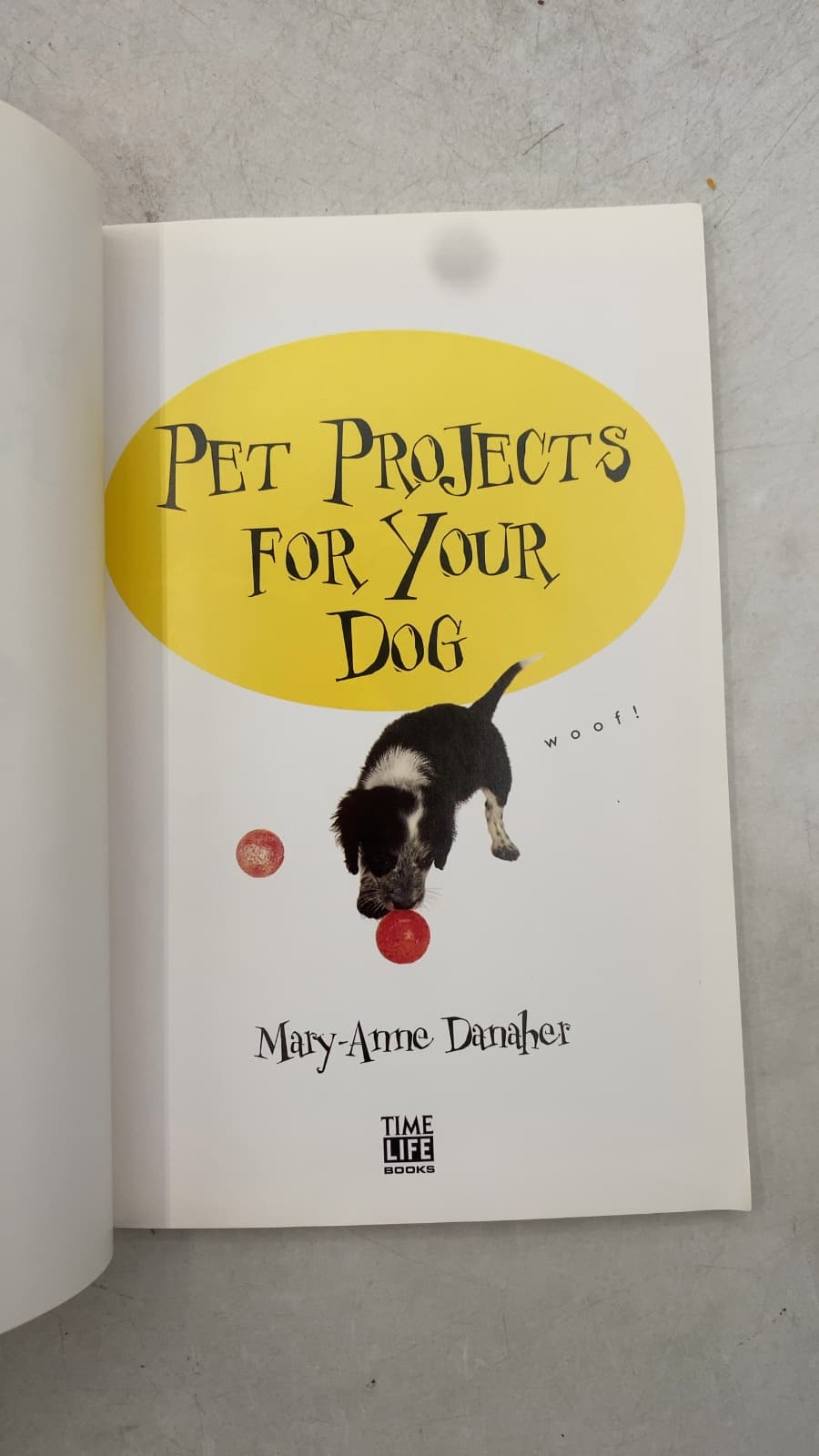 Pet Projects for Your Dog by Mary-Anne Danaher - title page