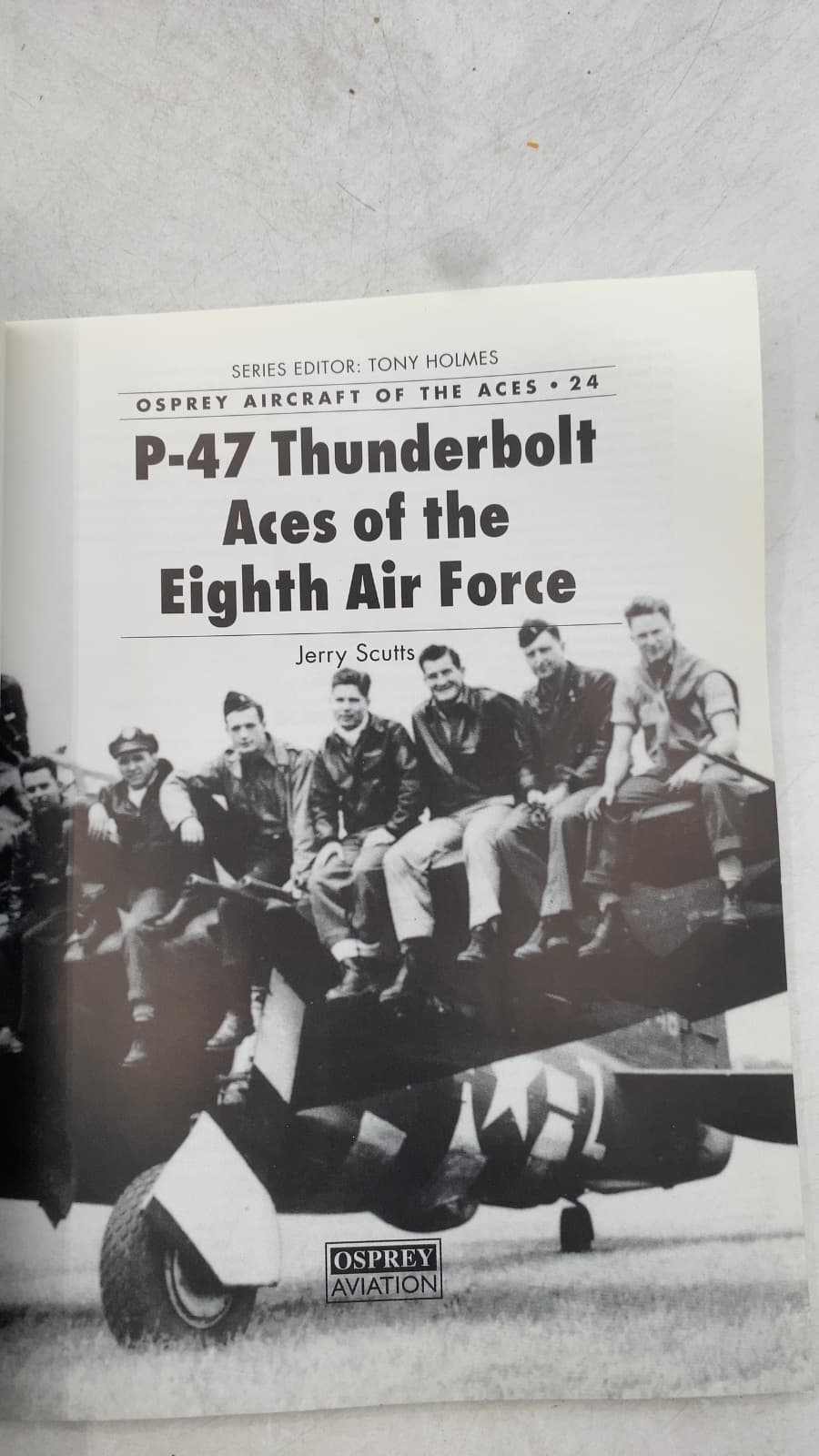 P-47 Thunderbolt Aces of the Eighth Air Force by Jerry Scutts - title page