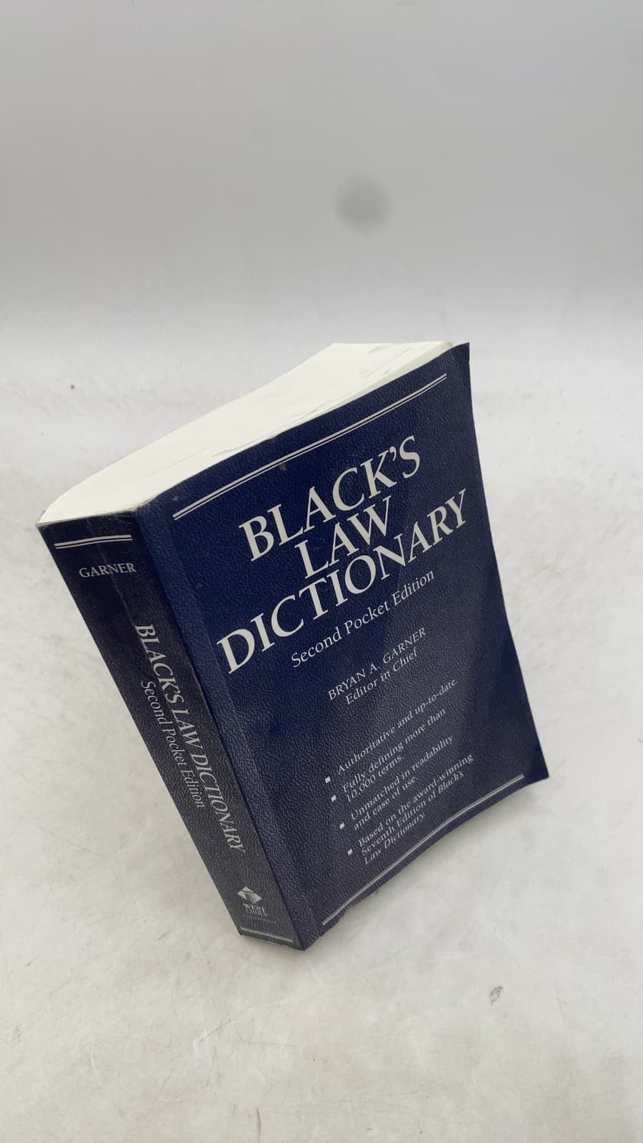 Black's Law Dictionary Second Pocket Edition by Bryan A. Garner - front cover