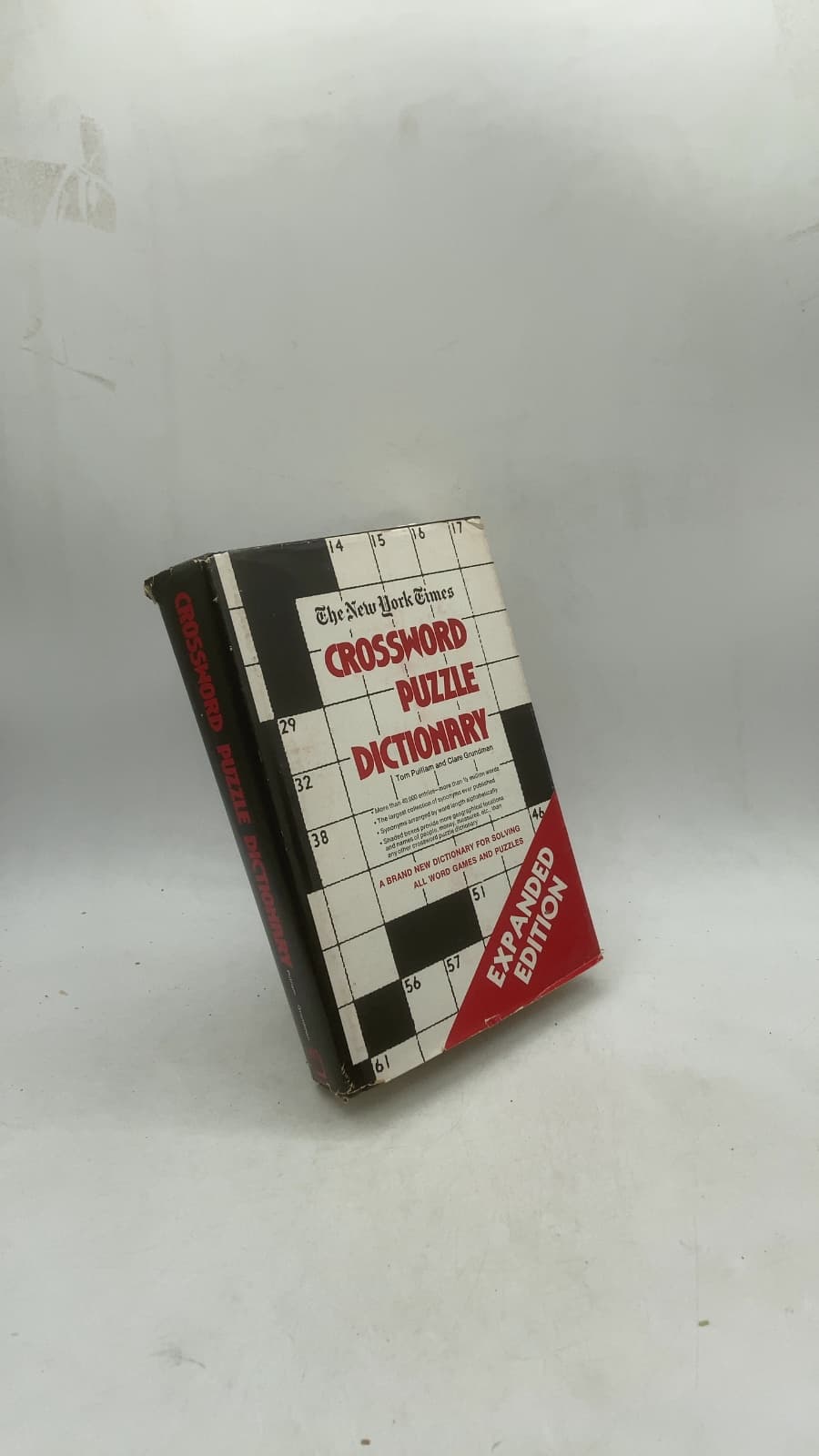 The New York Times Crossword Puzzle Dictionary by Tom Pulliam and Clare Grundman - front cover