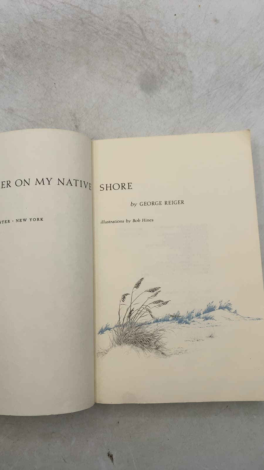 Wanderer on My Native Shore: A Personal Guide & Tribute to the Ecology of the Atlantic Coast by George Reiger - title page