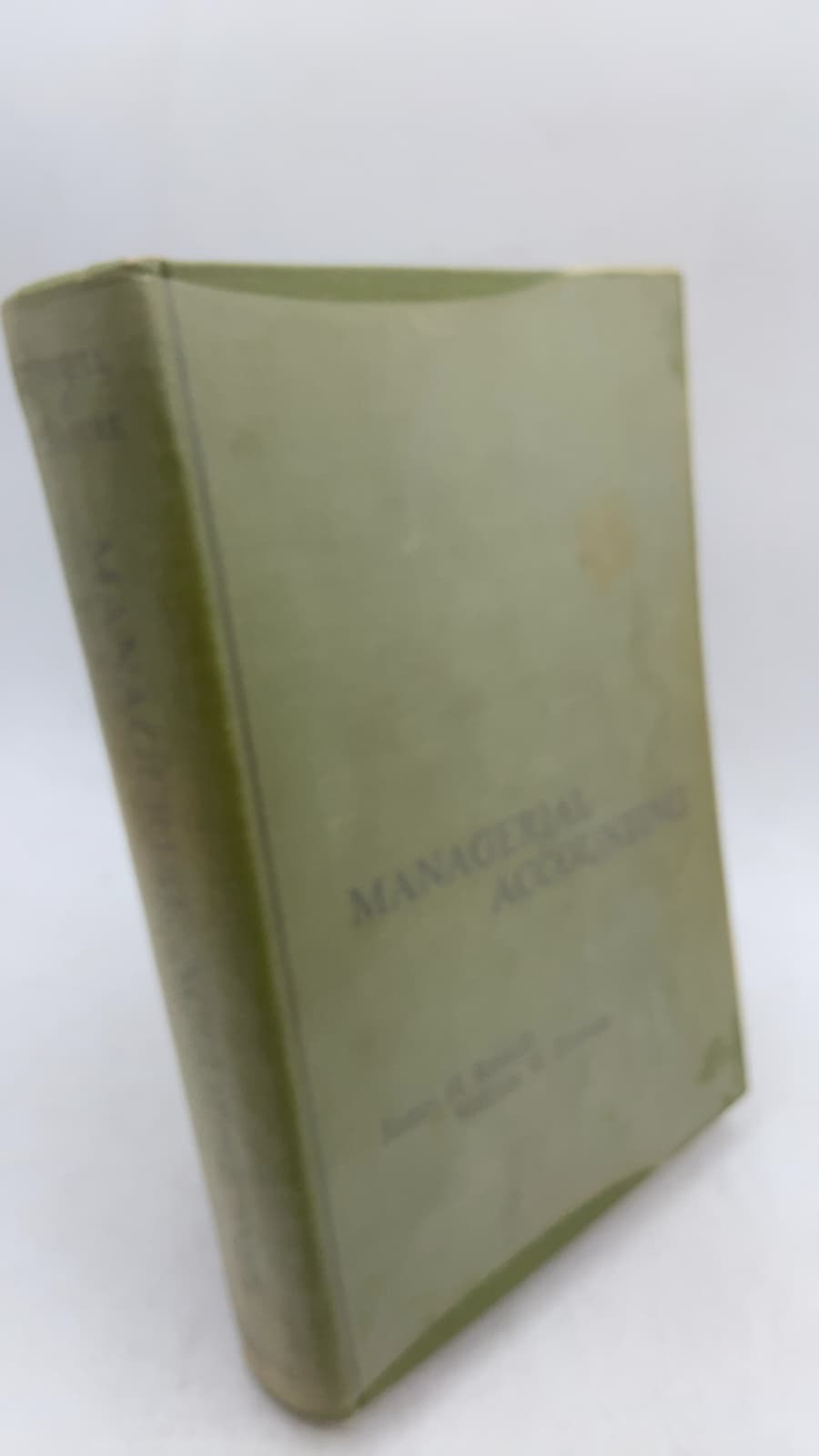 Managerial Accounting by James H. Rossell and William W. Frasure - front cover