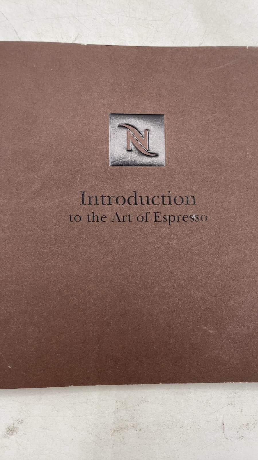 Introduction to the Art of Espresso - title page