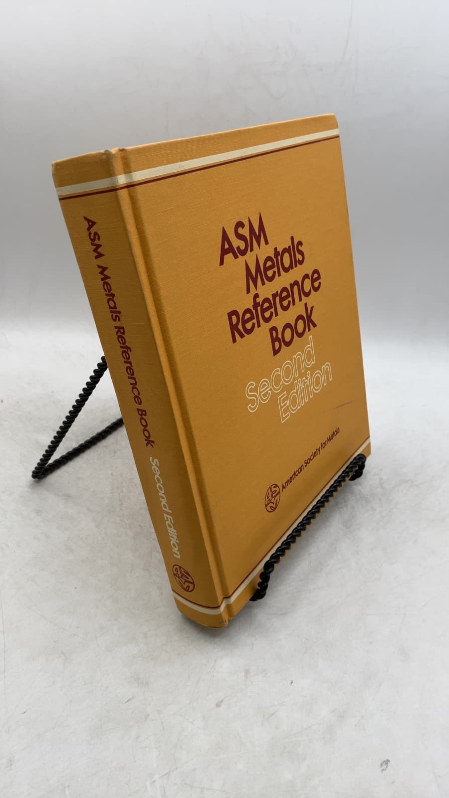 ASM Metals Reference Book, Second Edition by The Editorial Staff, Reference Publications, American Society for Metals - front cover