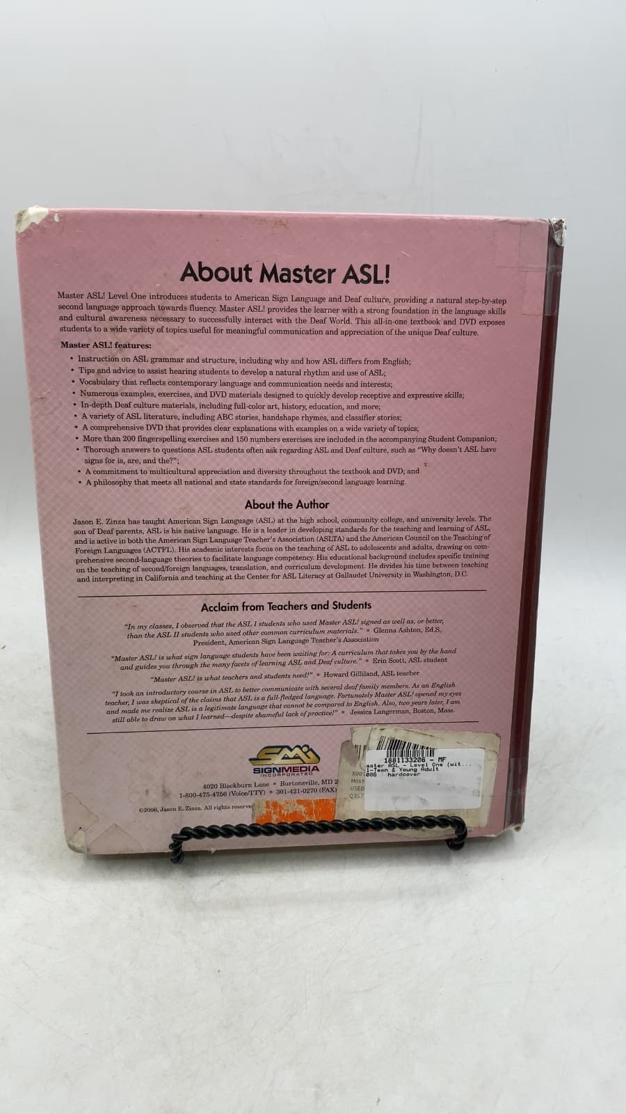 Master ASL! Level One by Jason E. Zinza - additional view