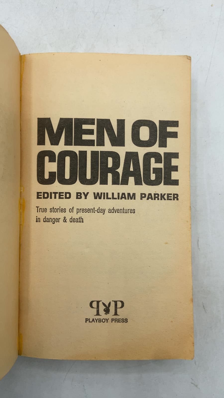 Men of Courage by Edited by William Parker - title page