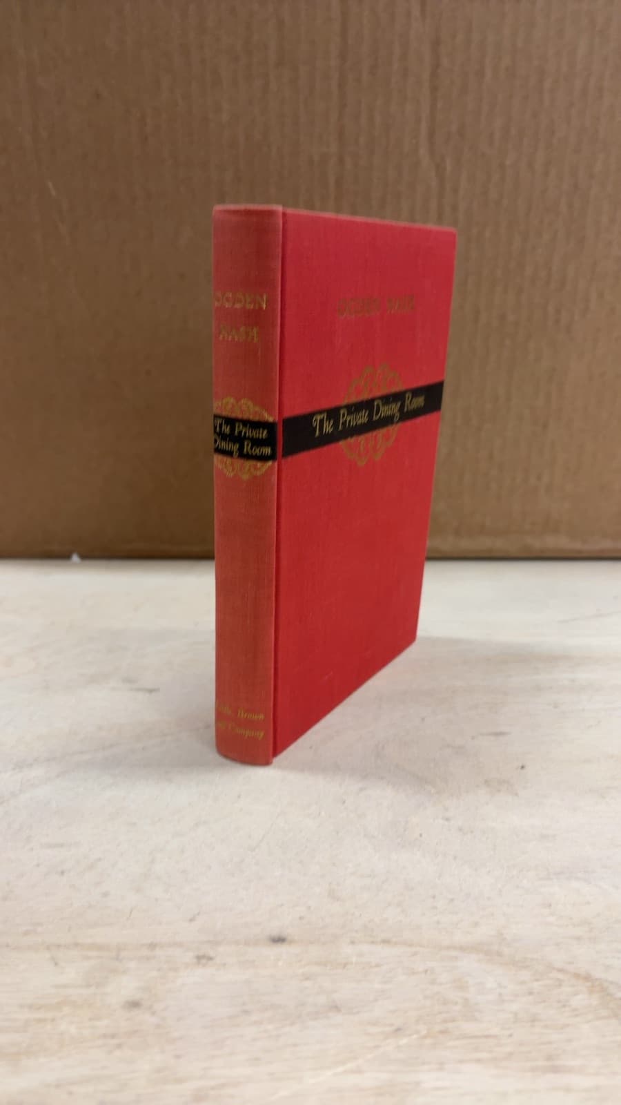 The Private Dining Room by Ogden Nash - front cover