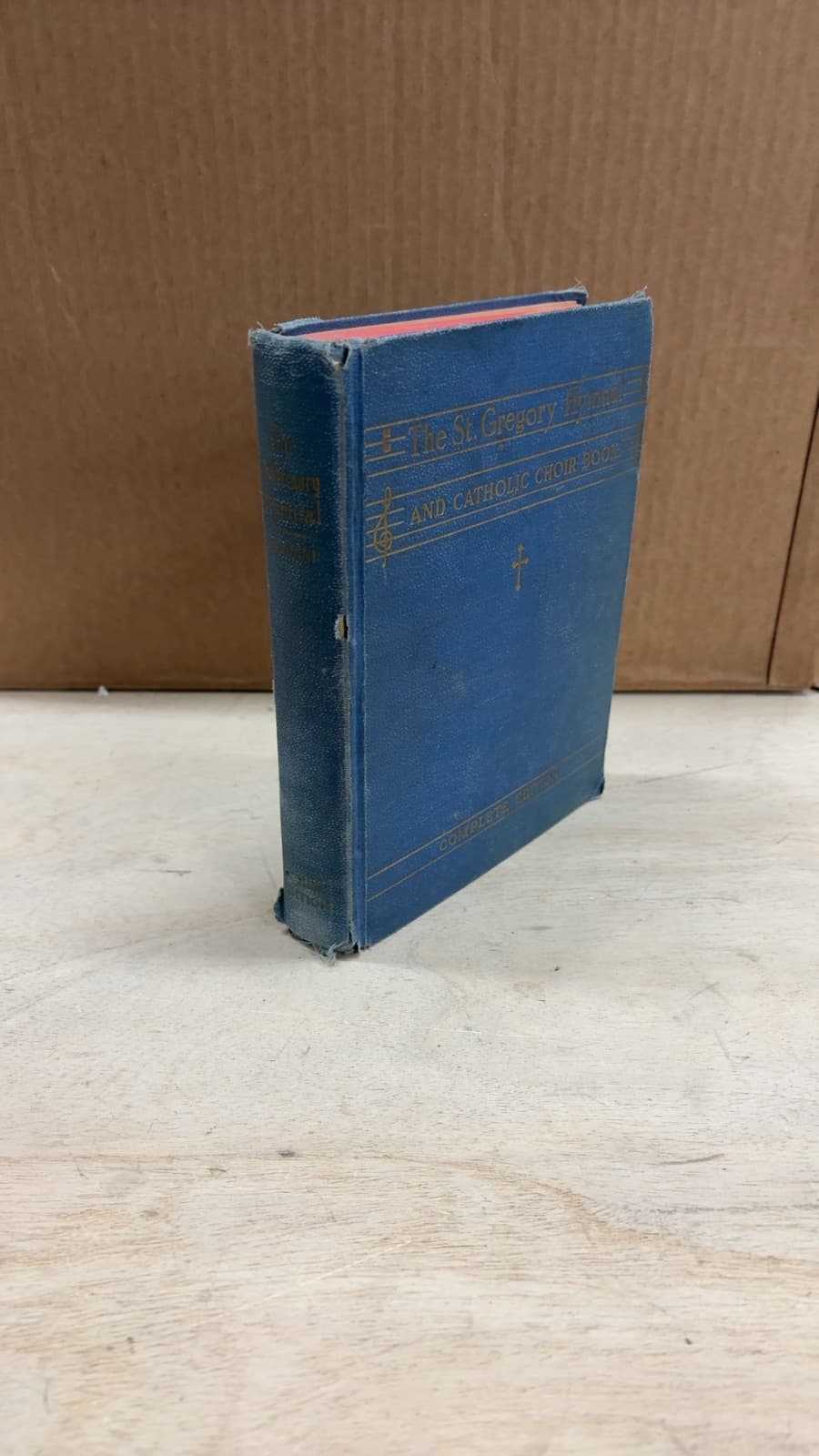 The St. Gregory Hymnal and Catholic Choir Book by Nicola A. Montani - front cover