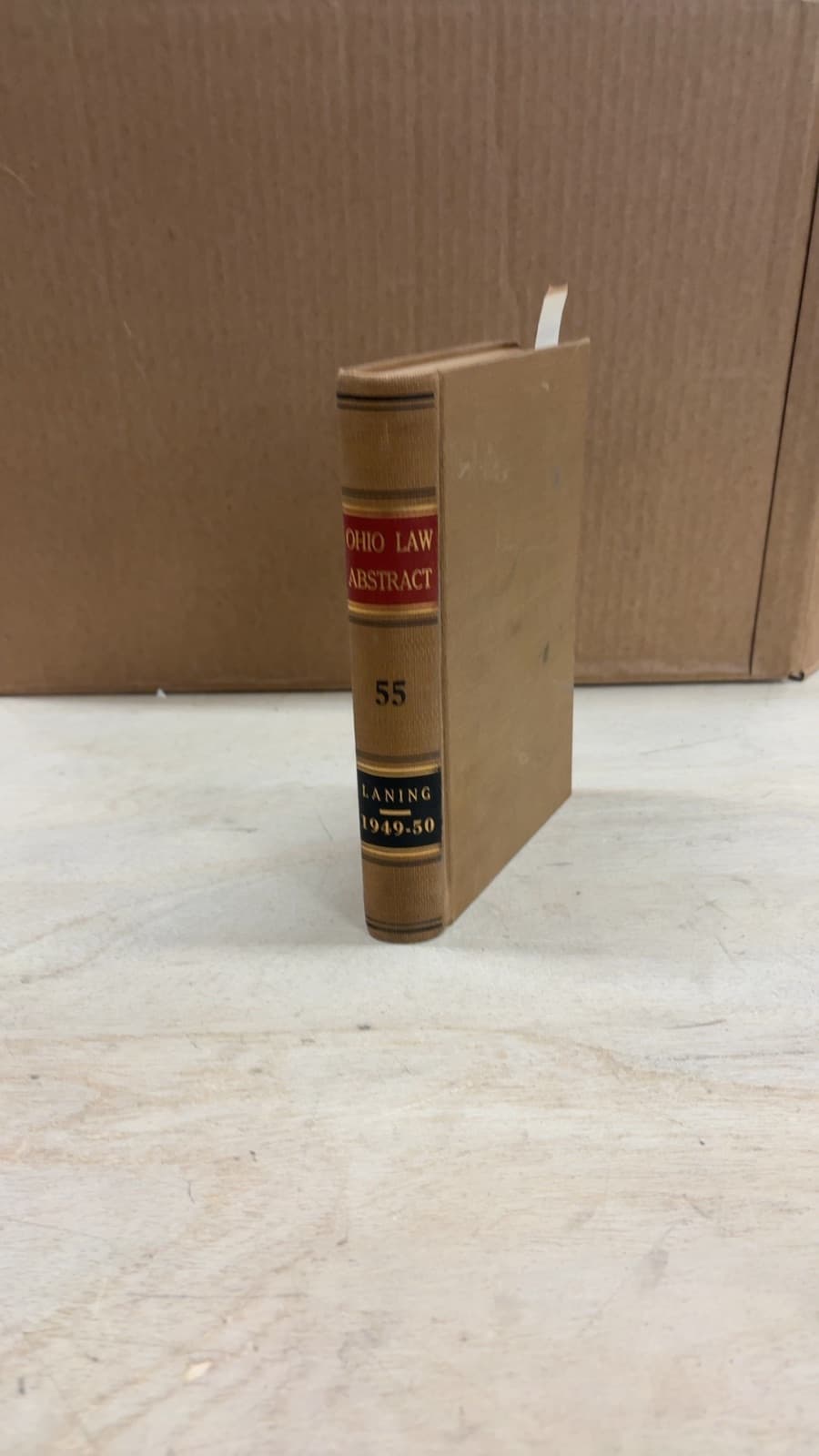 The Ohio Law Abstract vol.55 by Sheldon R. Laning, Editor - front cover