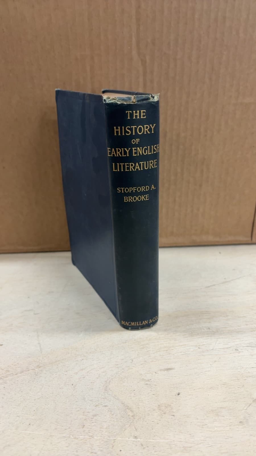 The History of Early English Literature by Stopford A. Brooke - front cover