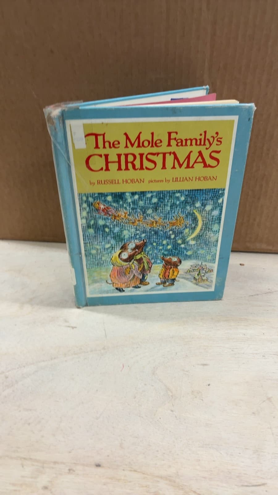 The Mole Family's Christmas by Russell Hoban - front cover