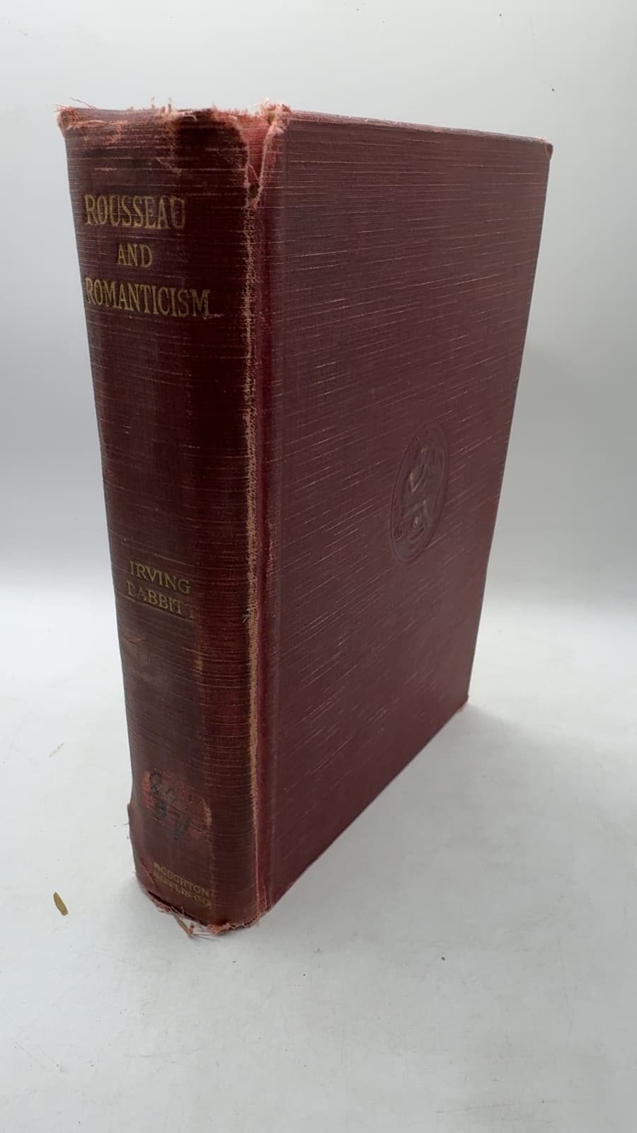 Rousseau and Romanticism by Irving Babbitt - front cover