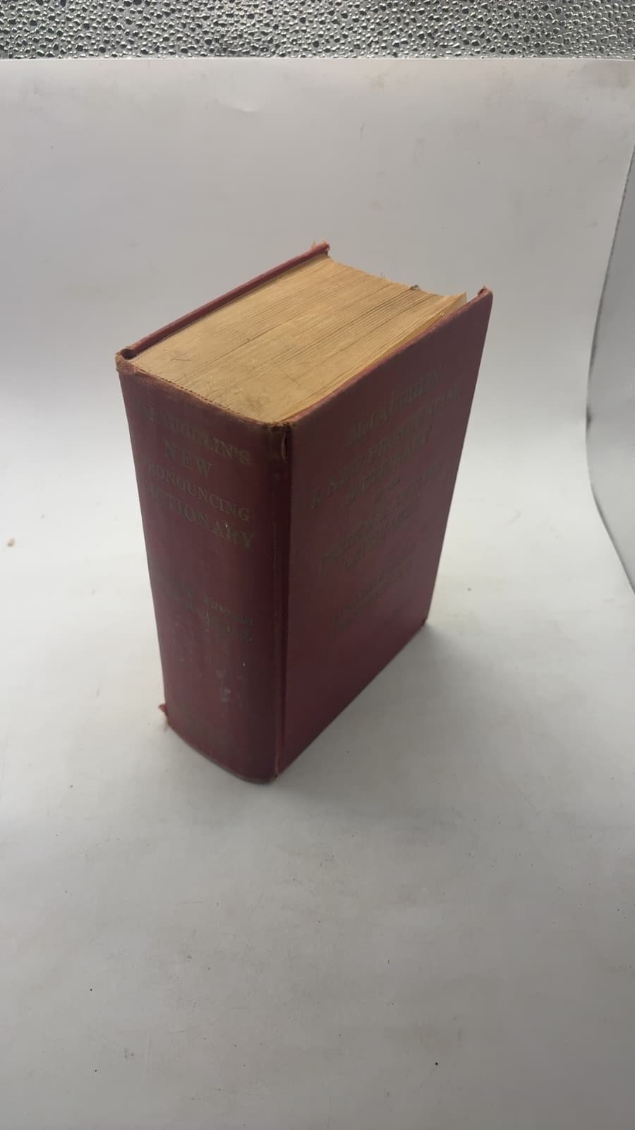 A New Pronouncing Dictionary of the French & English Languages by E. Clifton, J. McLaughlin - front cover