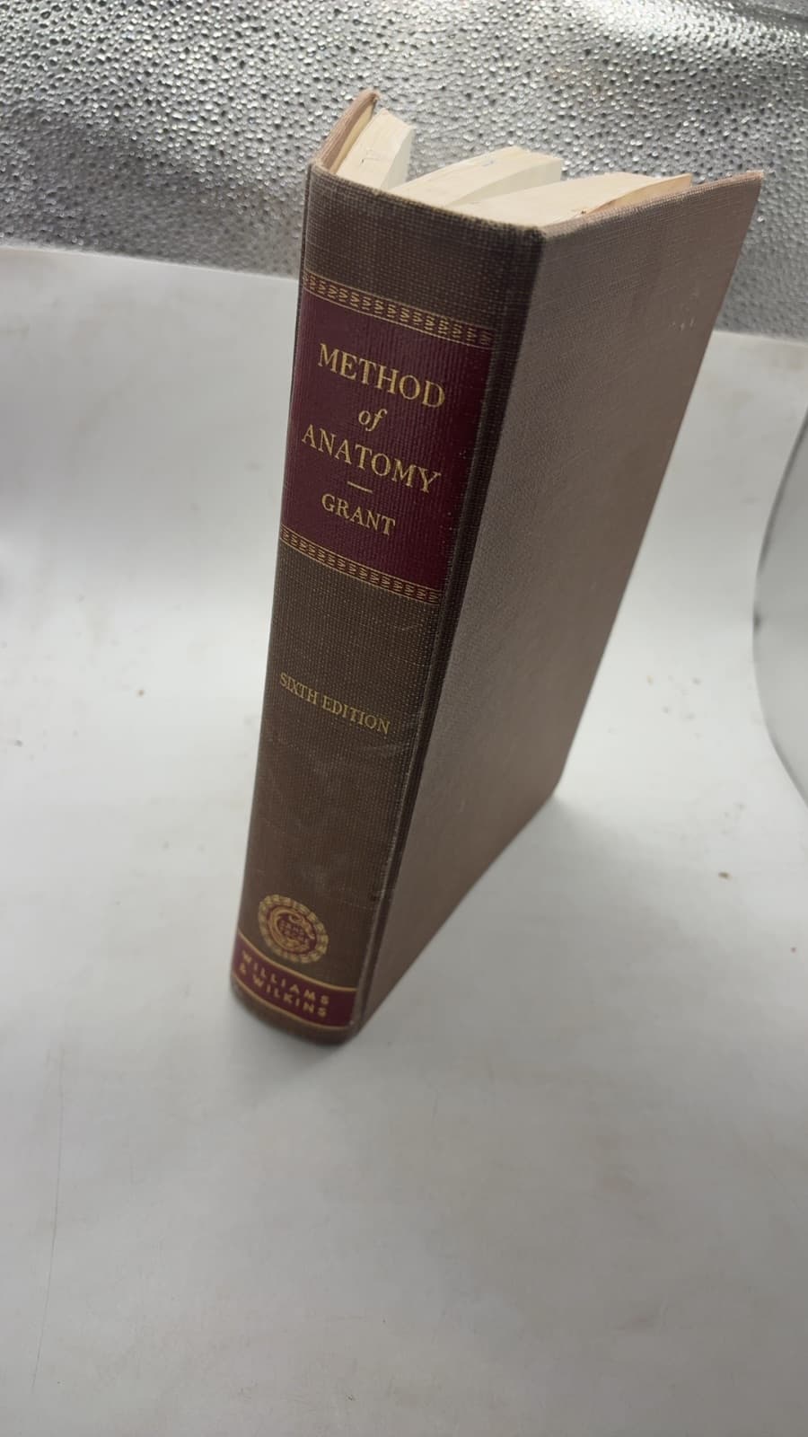 A Method of Anatomy by J. C. Boileau Grant - front cover