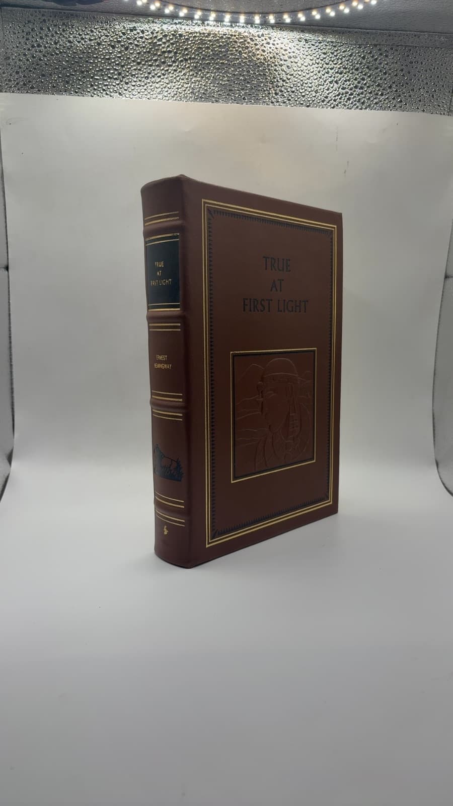 True at First Light , Easton Press by Ernest Hemingway - front cover