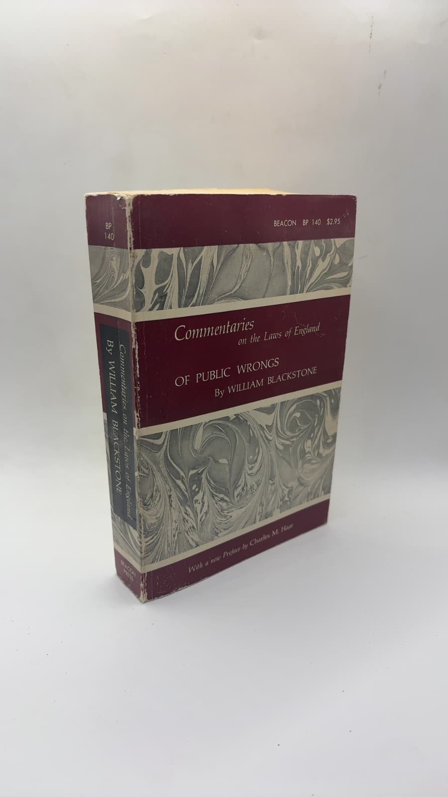 Commentaries on the Laws of England: Of Public Wrongs by William Blackstone - front cover
