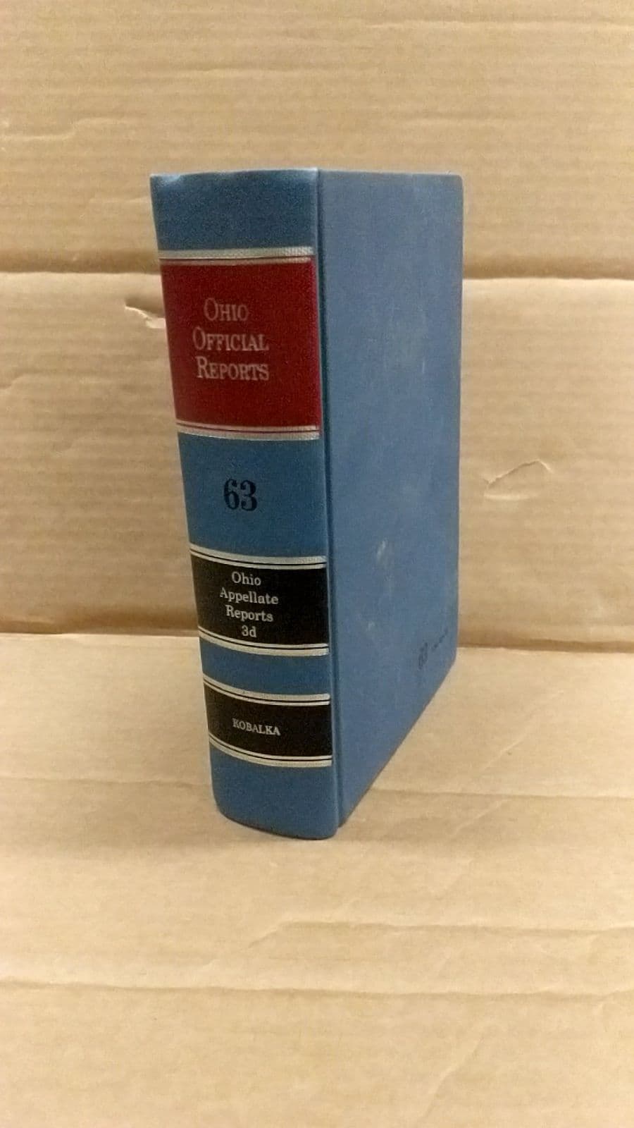 Ohio Official Reports Vol. 63 by Walter S. Kobalka - front cover