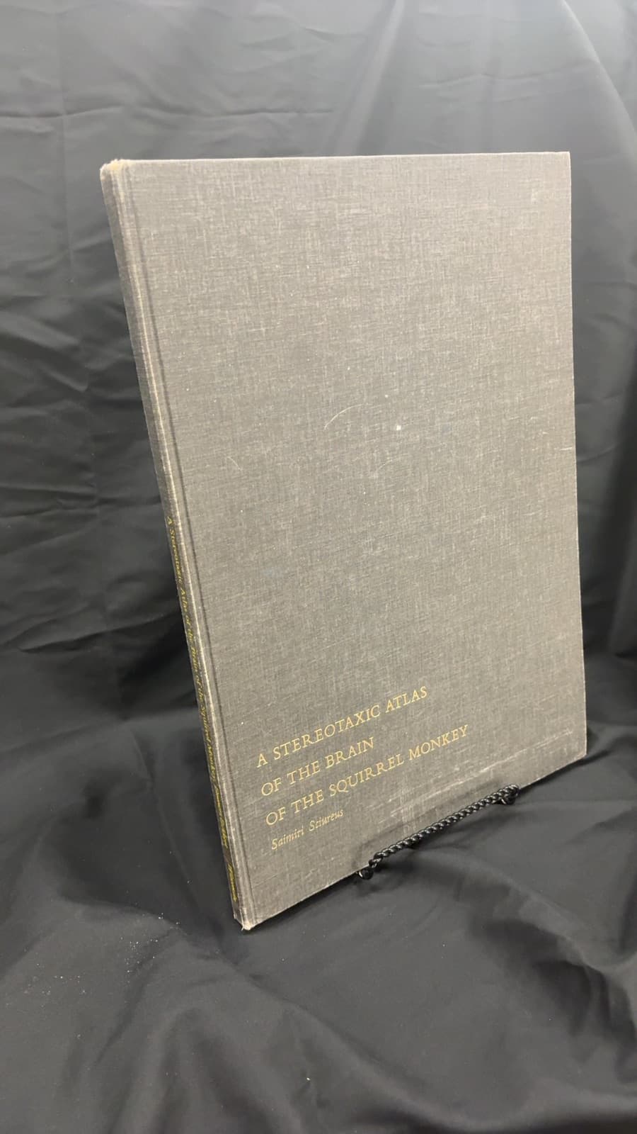 A Stereotaxic Atlas of the Brain of the Squirrel Monkey (Saimiri Sciureus) by Raimond Emmers and Konrad Akert - front cover