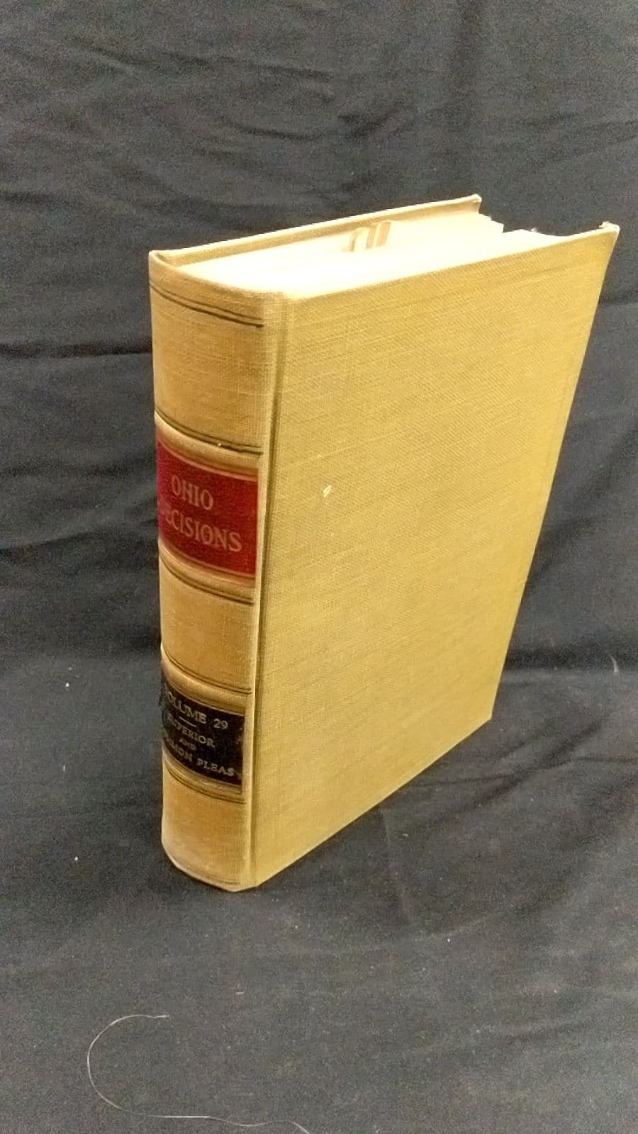 Reports of Cases Argued and Determined in Ohio Common Pleas...Vol. 29 by W. J. Tossell - front cover