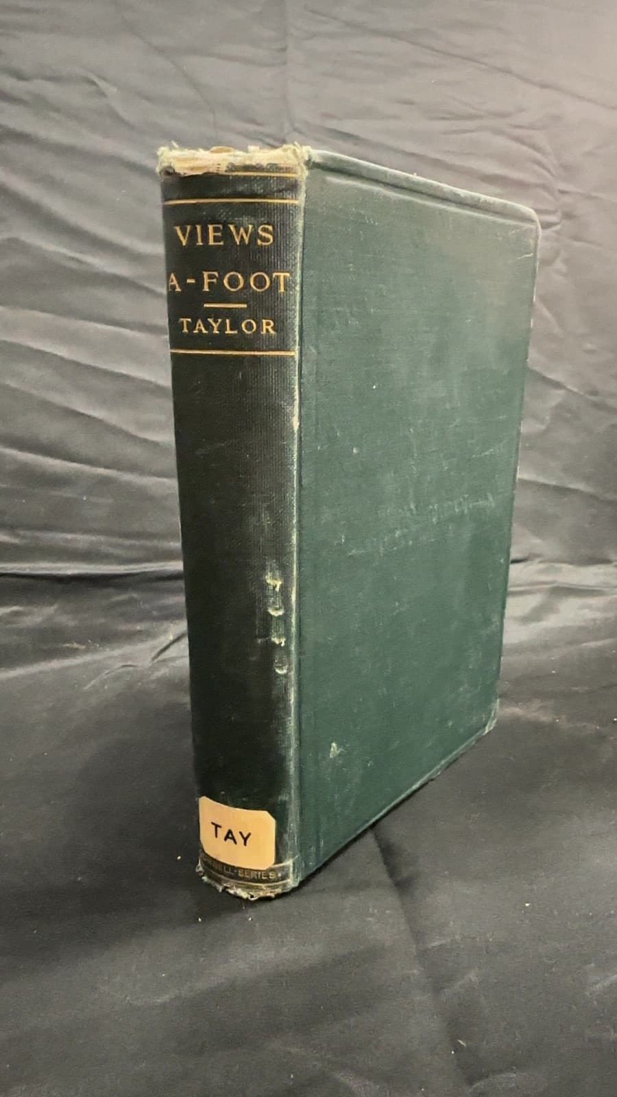 Views A-Foot by Bayard Taylor - front cover