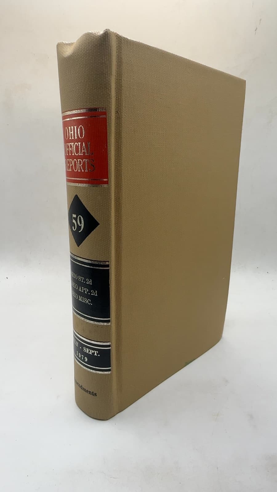 Reports of Cases Argued and Determined in the Supreme Court of Ohio 59 by William W. Docter - front cover