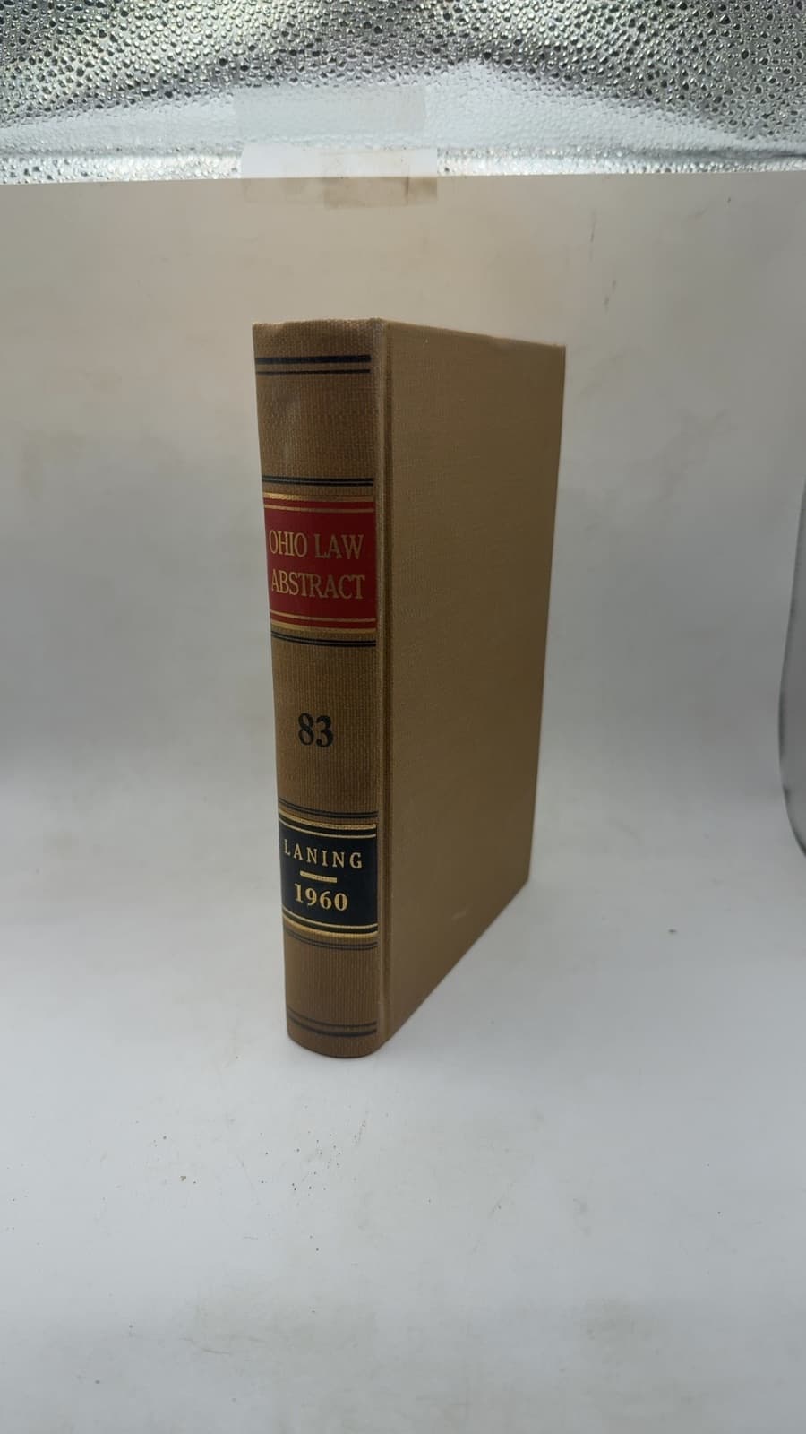 The Ohio Law Abstract Volume 83 by Sheldon R. Laning, Editor - front cover