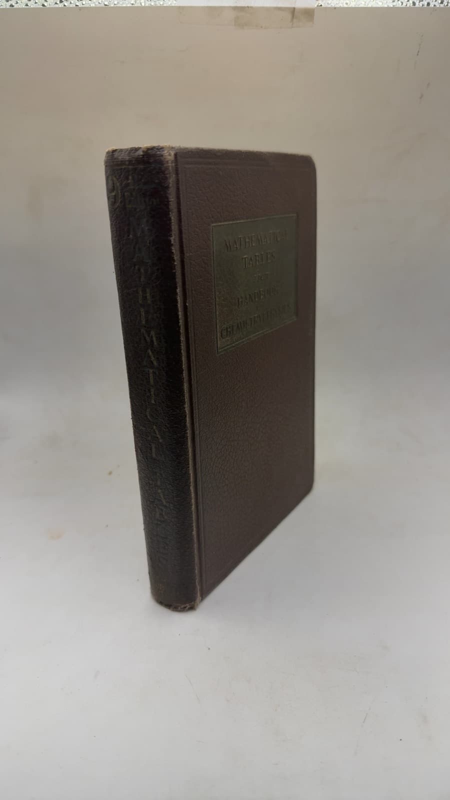 Mathematical Tables by Charles D. Hodgman - front cover