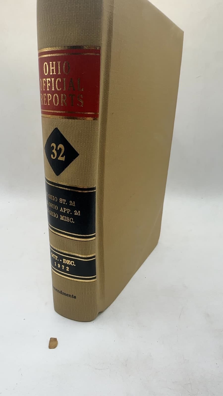 Reports of Cases Argued and Determined in the Supreme Court of Ohio V. 32