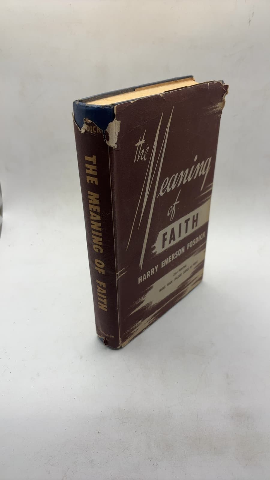 The Meaning of Faith by Harry Emerson Fosdick - front cover