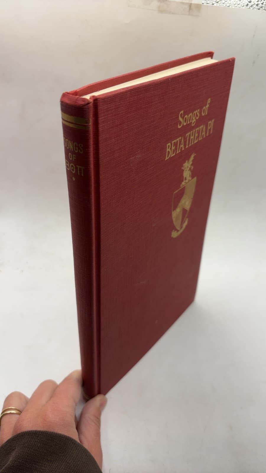 Songs of Beta Theta Pi by William R. (Billy) Mills - front cover