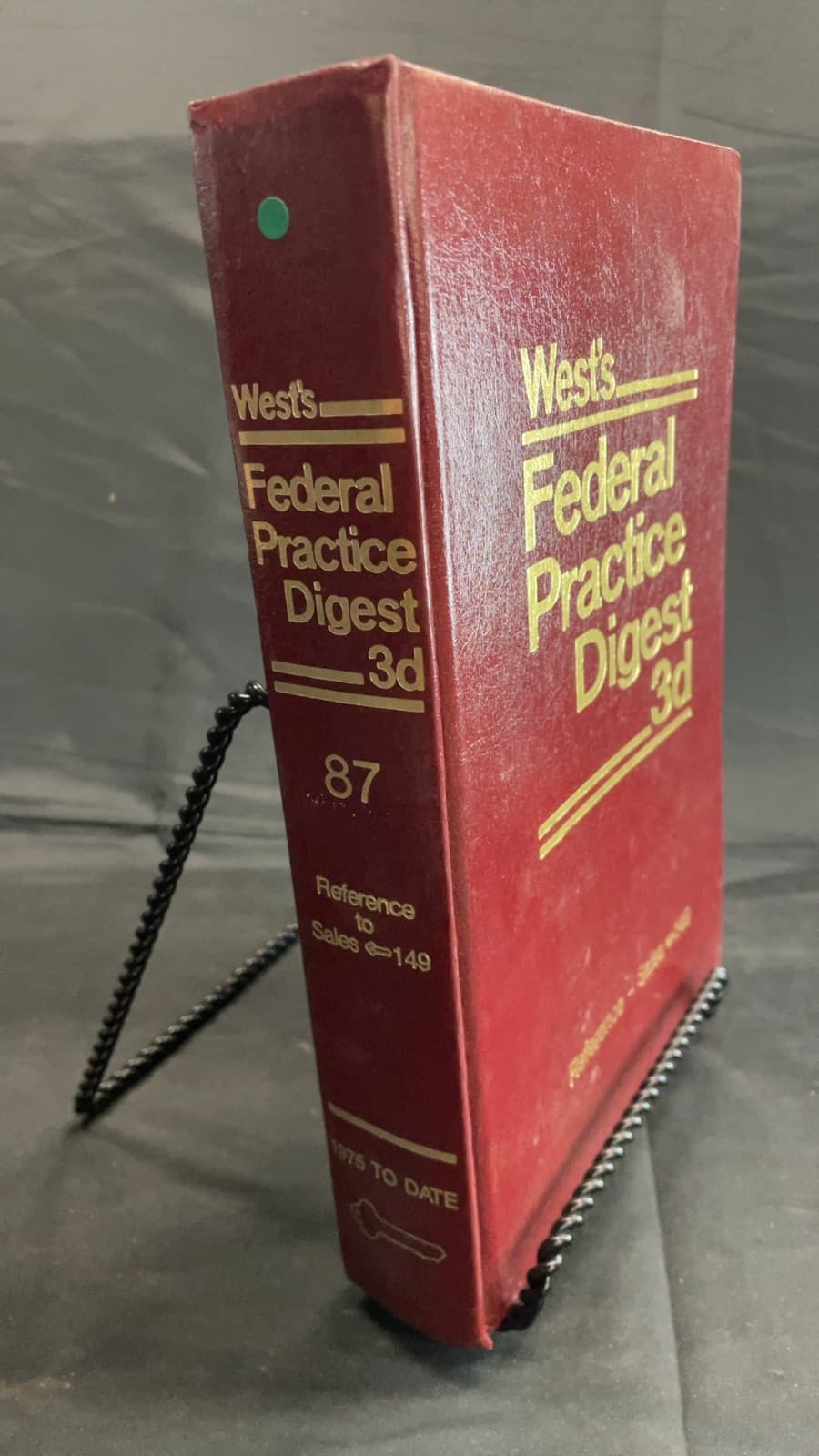 West's Federal Practice Digest 3d - front cover