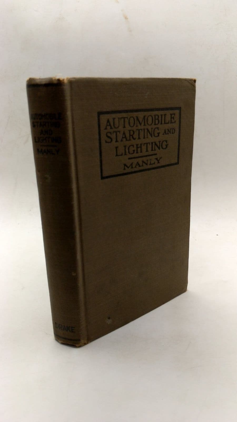 Automobile Starting and Lighting by Harold P. Manly - front cover