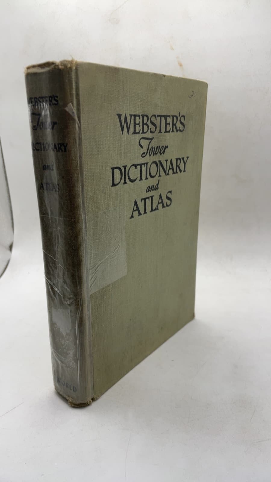 Webster's Tower Dictionary and Atlas - front cover