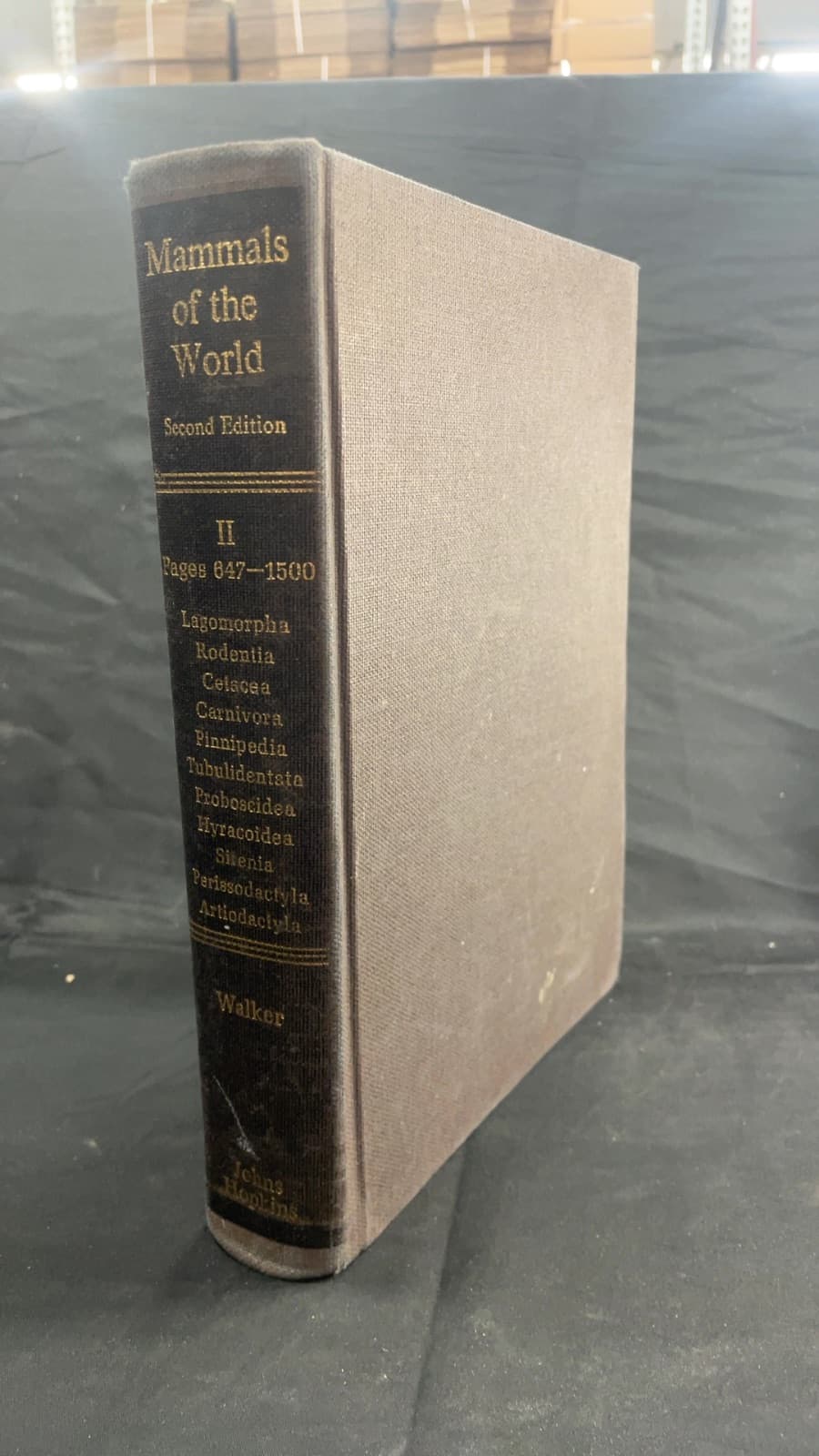 Mammals of the World: Second Edition, Volume II by Ernest P. Walker - front cover