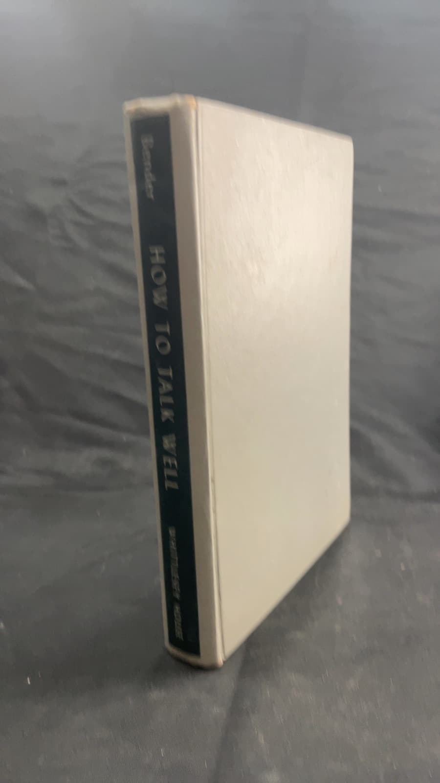 How to Talk Well by James F. Bender - front cover