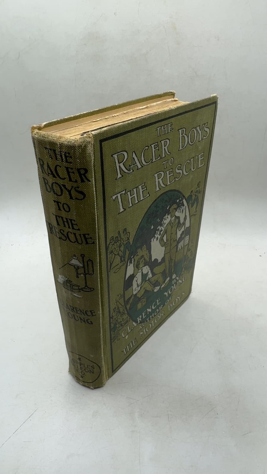 The Racer Boys to the Rescue or Stirring Days in a Winter Camp by Clarence Young - front cover